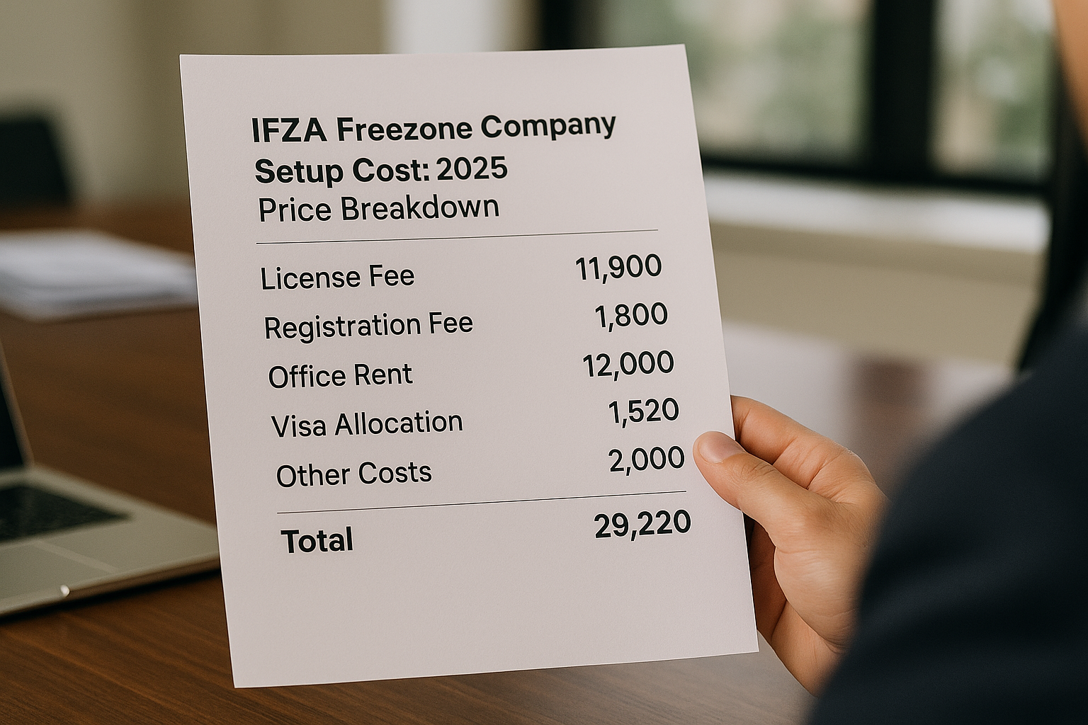 IFZA Company Setup Costs: 2025 Price Breakdown (AED) for ifza freezone company setup cost