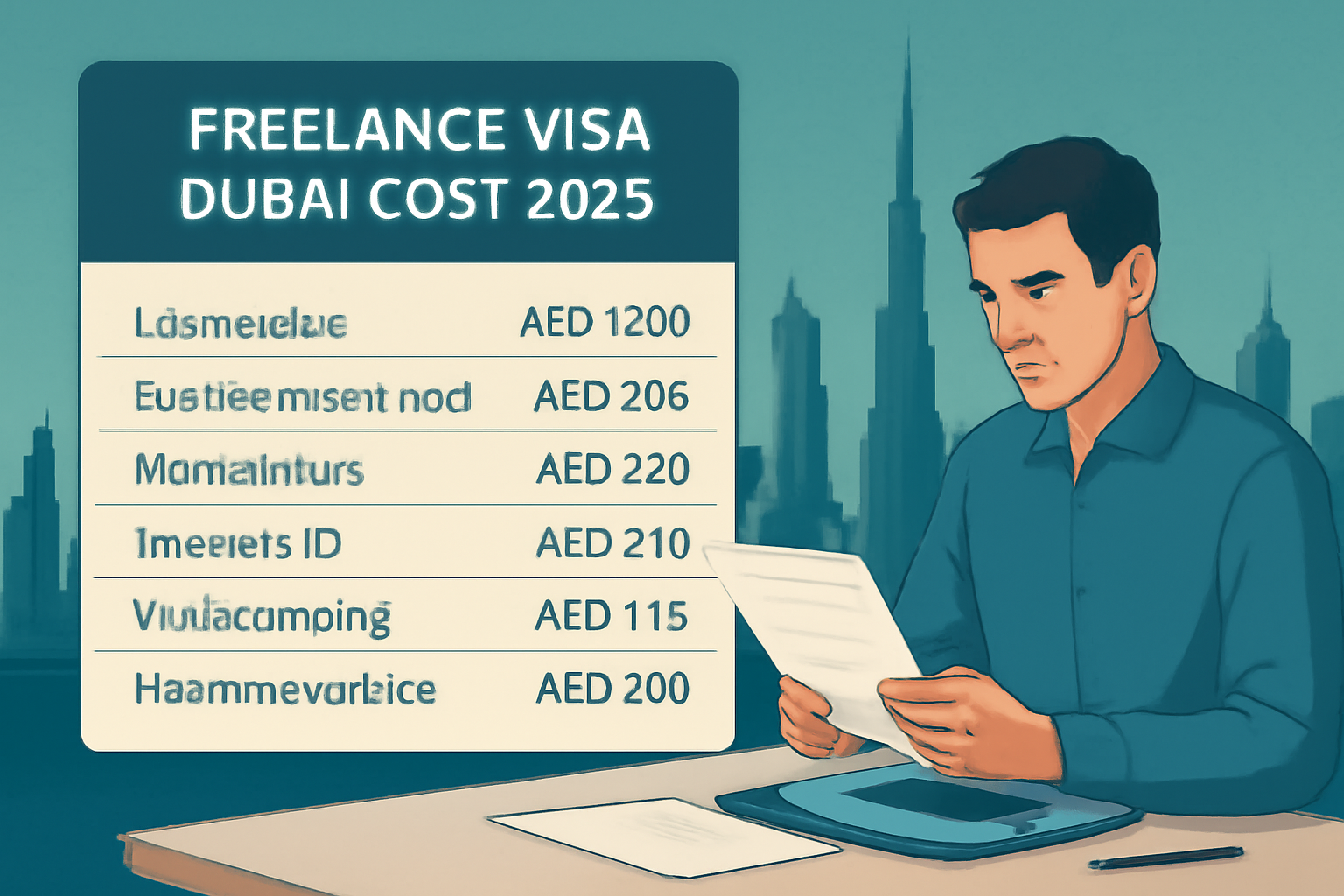 Freelance Visa Dubai Cost 2026: Updated Fees & Steps — freelance visa dubai cost 2025